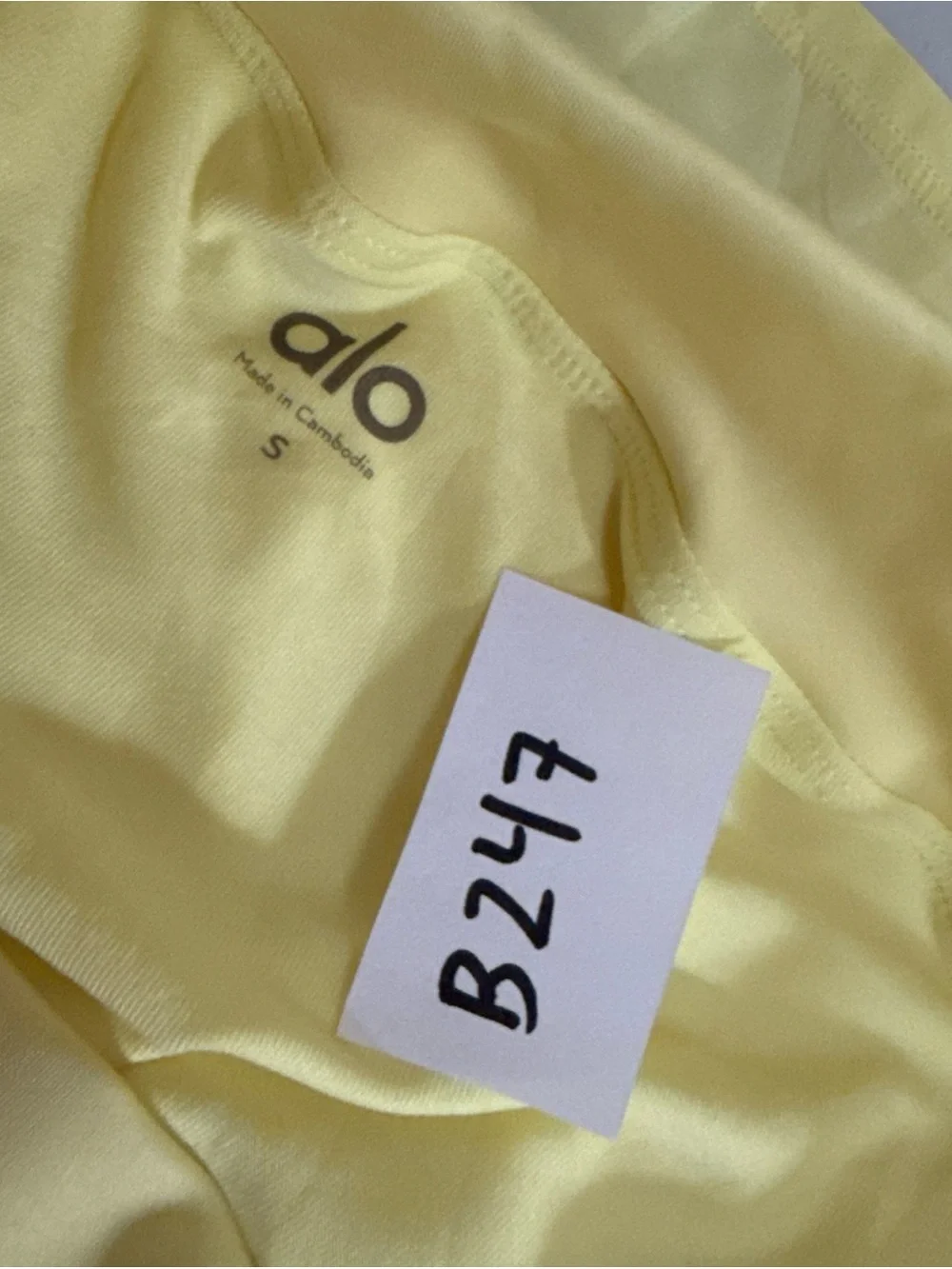 ALO Yoga Yellow Layered Pleated Skater Skirt